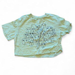 Urban Outfitters Women's yellow Crop-top